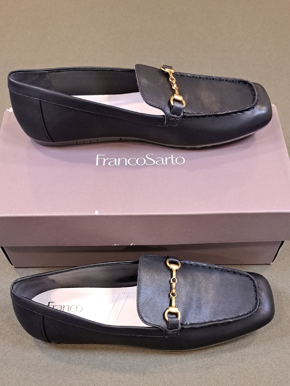 Franco Sarto Zerina Loafers - Color: Black - Size: Women 10